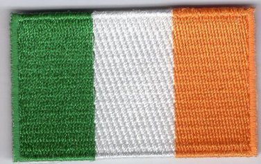 Ireland Flag Patch Embroidered Iron On Applique Irish