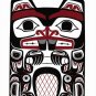 Haida Beaver Clarence Mills Art Card Northwest Coast Native