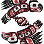 Battle For The Moon Lloyd Harsch Art Card Northwest Coast Native Haida