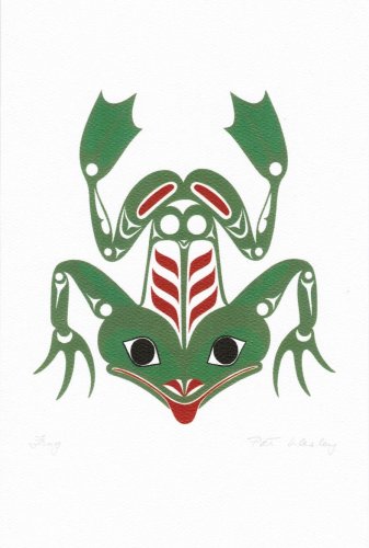 Frog Pat Wesley Art Card Haida Northwest Coast Native