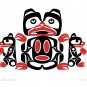 Bear Mother and Cubs Eric Parnell Art Card Haida Northwest Coast Native No.498