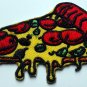 Pizza Slice Patch Embroidered Iron On Applique