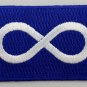 Metis Blue Flag Patch Embroidered Iron On Applique
