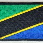 Tanzania Flag Patch Embroidered Iron On Applique Tanzanian