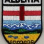 Alberta Province Shield Crest Patch Badge Embroidered Iron On Sew On Canada