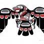 Eagle Crest John A Sharkey Art Card Coast Salish Native