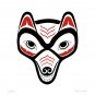 Coyote Lon French Art Card Haida Northwest Coast Native