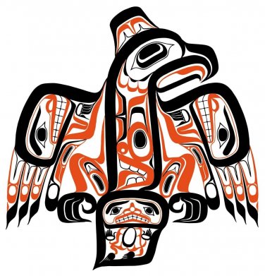 Haida Eagle Ghuut Bill Reid Art Card Northwest Coast Native