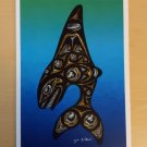 Orca Spirit Joe Wilson Art Card Coast Salish SXWASET Native