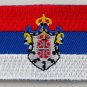 Serbia Flag Patch Embroidered Iron On Applique Serbian