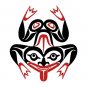 Frog Pauline Bull Art Card Interior Salish Lillooet Nation Native