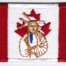 Canada Canadian First Nations Flag Patch Embroidered Iron On Applique Native