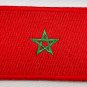 Morocco Flag Patch Embroidered Iron On Applique Moroccan