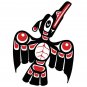Baby Raven First Flight John A Sharkey Art Card Coast Salish Native