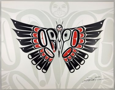 Transformer Lon French Signed Print Haida Northwest Coast Native Art