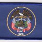 Utah State Flag Patch Embroidered Iron On Applique