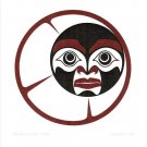 Haida Crescent Moon Clarence Mills Art Card Northwest Coast Native