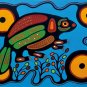 Beaver Frank Polson Art Card Algonquin Long Point First Nation Native