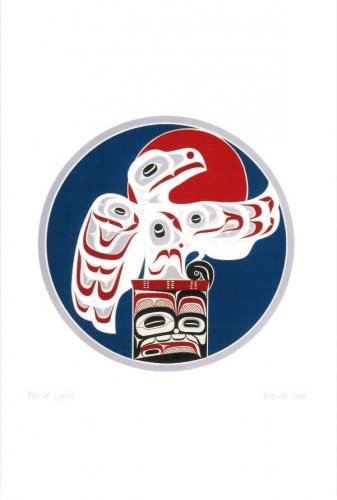 Box of Light Rande Cook Art Card Northwest Coast Native