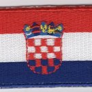 Croatia Flag Patch Embroidered Iron On Applique Croatian
