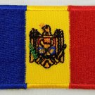 Moldova Flag Patch Embroidered Iron On Badge Applique Moldovan