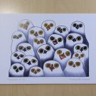 Parliament of Owls Kananginak Pootoogook Art Card Inuit Native
