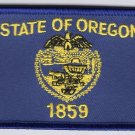 Oregon State Flag Patch Embroidered Iron On Applique