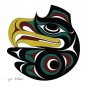 Small Eagle Joe Wilson Art Card Coast Salish SXWASET Native