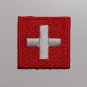 Switzerland Flag Patch Embroidered Iron On Applique Swiss
