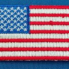 USA American Flag Patch Embroidered Iron On Applique United States of America