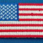 USA American Flag Patch Embroidered Iron On Applique United States of America