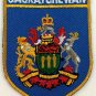 Saskatchewan COA Shield Crest Patch Embroidered Iron On Sew On Canada