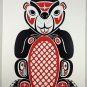 Beaver Lon French Signed Print Haida Northwest Coast Native Art