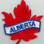 Alberta Maple Leaf Patch Embroidered Iron On Applique