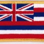 Hawaii State Flag Patch Embroidered Iron On Applique