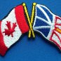 Canada / Newfoundland Flag Patch Embroidered Iron On Applique
