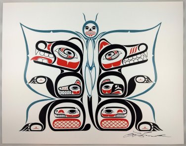 Fresh Start Lon French Signed Print Haida Northwest Coast Native Art