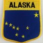 Alaska State Shield Patch Badge Embroidered Iron On Applique