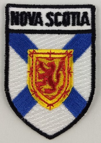 Nova Scotia Province Shield Crest Patch Embroidered Iron On Sew On