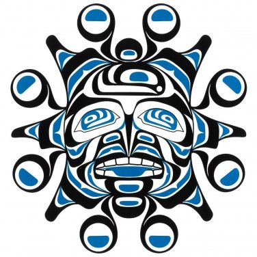 Sun Jonathon Erickson Art Card Gitksan Nation Native