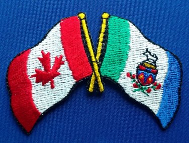 Canada / Yukon Flag Patch Embroidered Iron On Applique