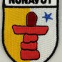 Nunavut Shield Crest Patch Embroidered Iron On Sew On