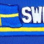 Sweden Flag Patch Embroidered Iron On Applique