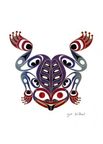 Frog Joe Wilson Art Card Coast Salish SXWASET Native