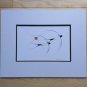 Swallows by Benjamin Chee Chee 11"x14" Matted Art Print Ojibway Native