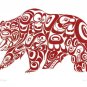 Bear Design Jon Erickson Art Card Gitksan Nation Native
