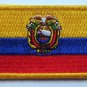 Ecuador Flag Patch Embroidered Iron On Applique Ecuadorian