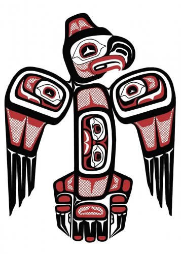 Stastos Eagle I Lloyd Harsch Art Card Northwest Coast Native Haida