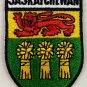 Saskatchewan Province Shield Crest Patch Badge Embroidered Iron On Sew On Canada