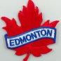 Edmonton Maple Leaf Patch Embroidered Iron On Applique